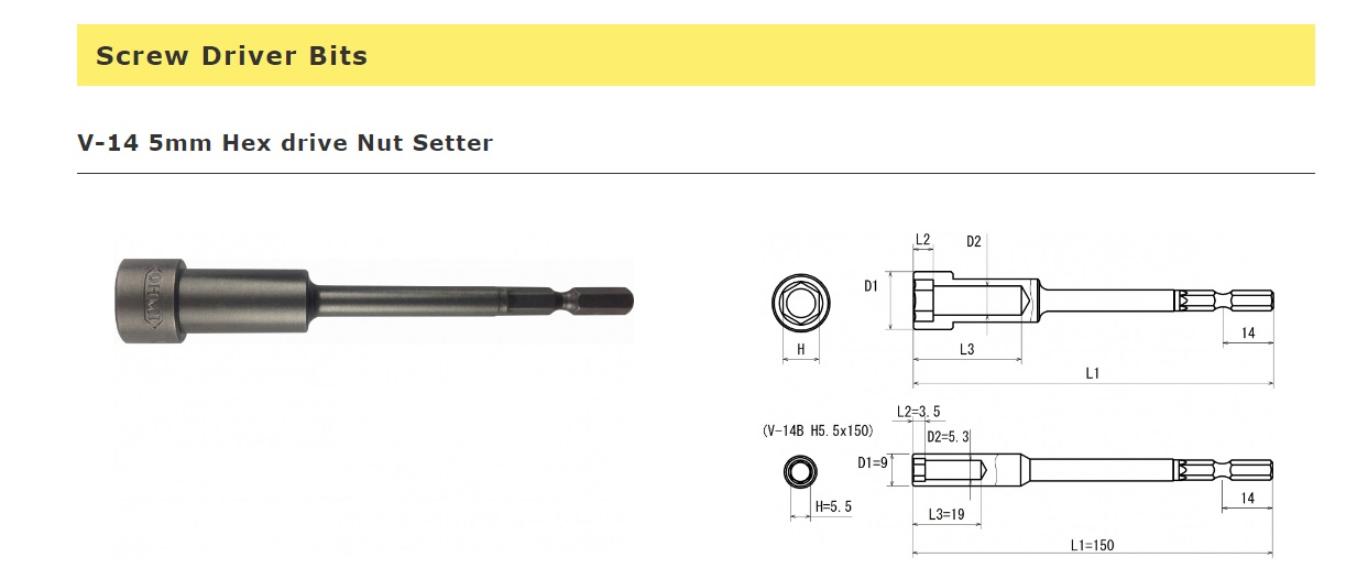 Ichiban Precision Sdn Bhd Ohmi Ohmi Screw Driver Bits